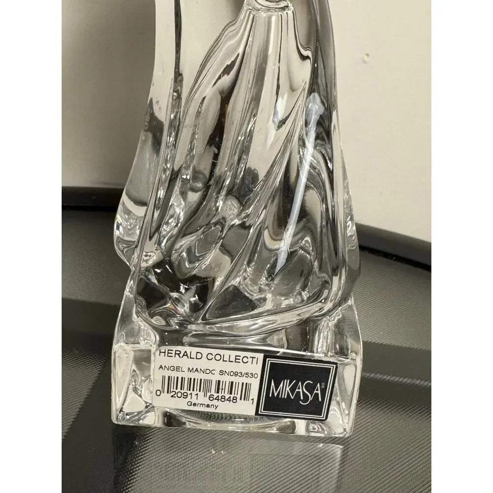 MIKASA Crystal Herald Collection Angel With Mandolin
